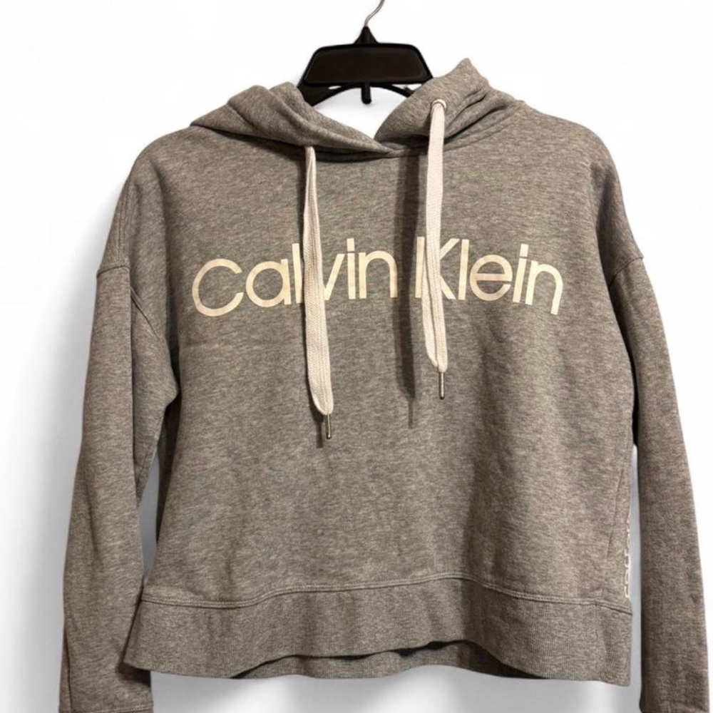Calvin Klein Performance Heather Gray Hoodie